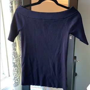 NWOT Anthropologie Off the Shoulder Shirt
